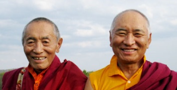 His Eminence Khenchen Palden Sherab Rinpoche & Venerable Khenpo Tsewang Dongyal Rinpoche