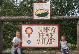 Peace Village Sign