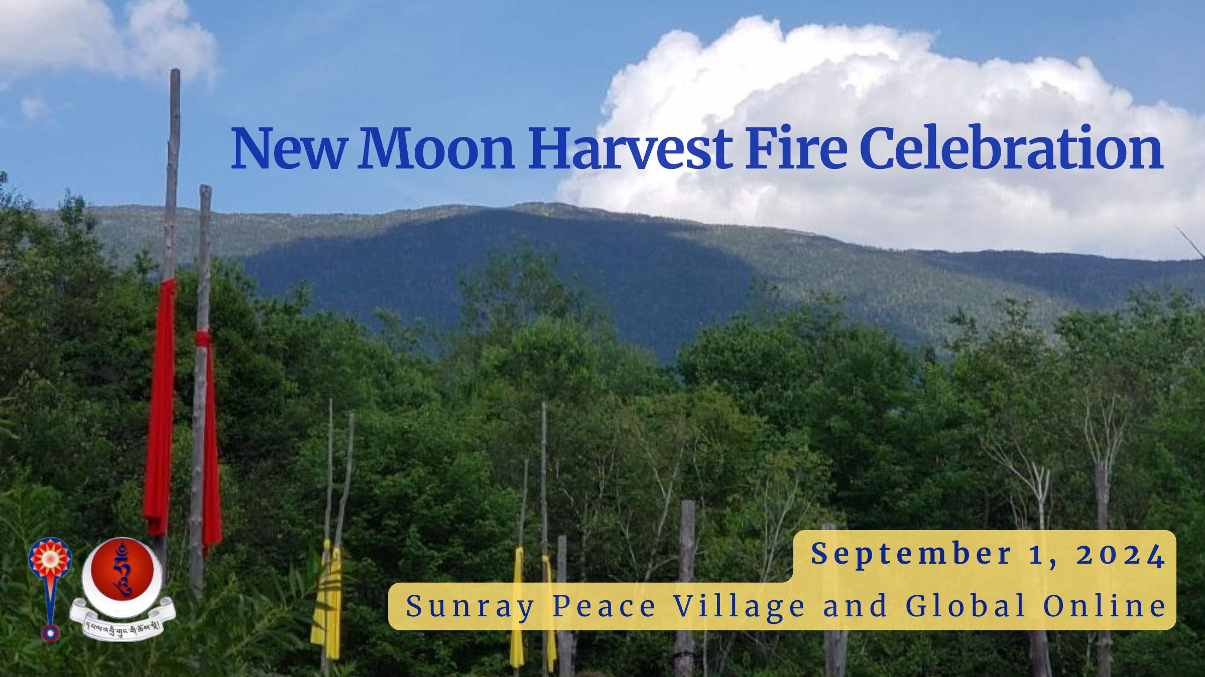 New Moon Fire Harvest Celebration Sunray