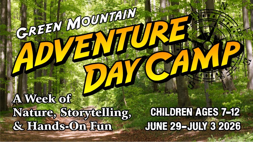 Green Mountain Adventure Day Camp for kids 7 to 12.